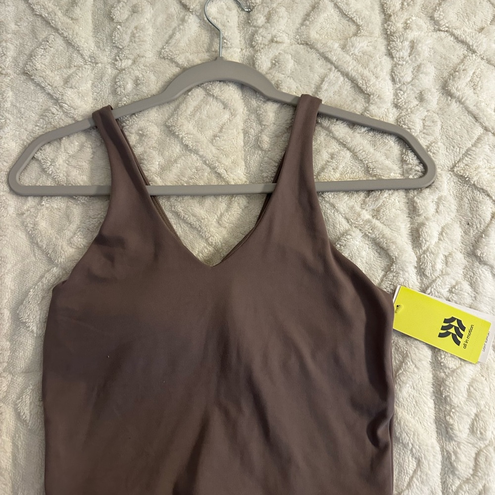 Brown Sleeveless Top